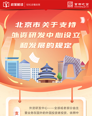 图解：《北京市关于支持外资研发中心设立和发展的规定》