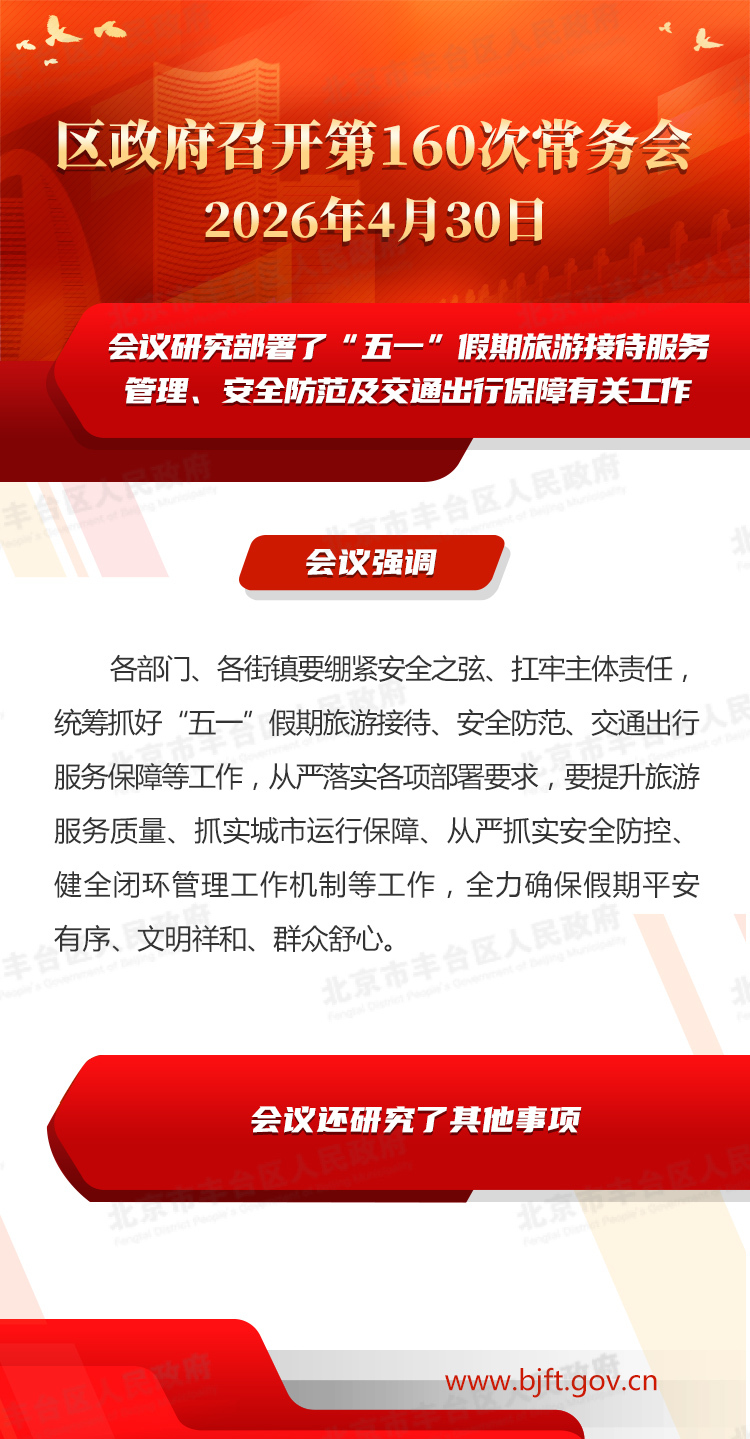 图解：区政府召开第160次常务会
