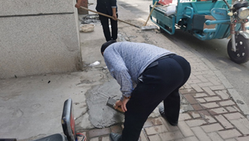 东营房社区情系百姓办实事、修路便民暖人心